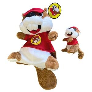 Buc-ee's Bucky Beaver Plush Puppet 9" Truck Stop Gas Station Bonus Mini Souvenir